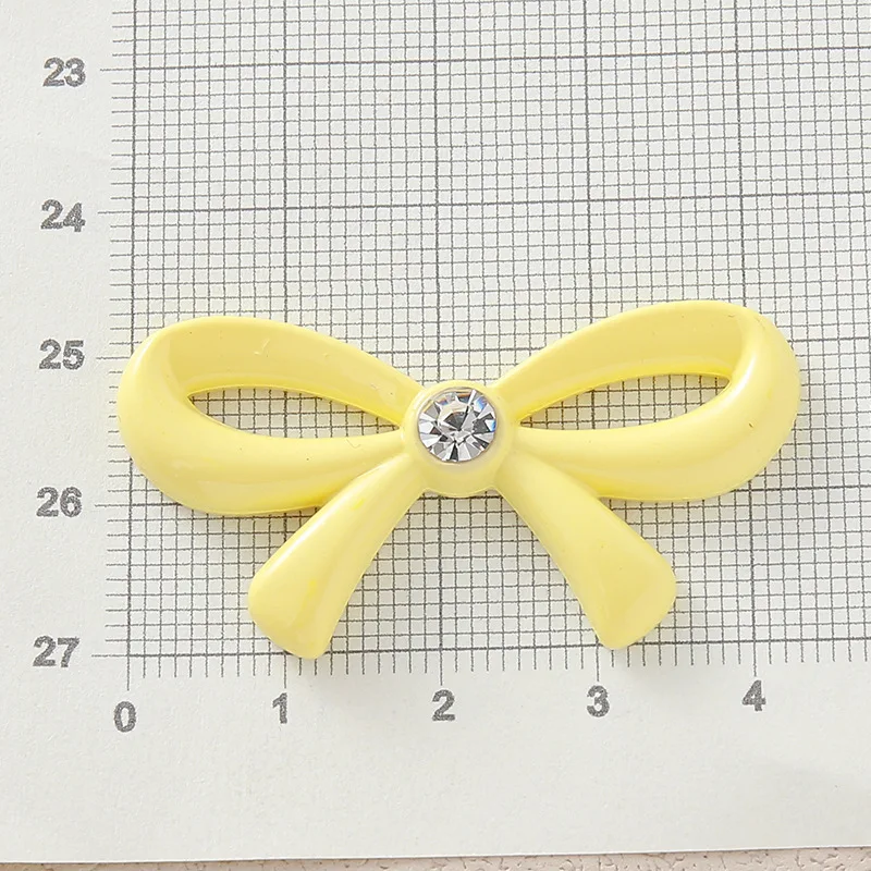 5pcs New Korean simple bright diamond bow jewelry accessories DIY mobile phone case hair accessories clothing bag accessories ma