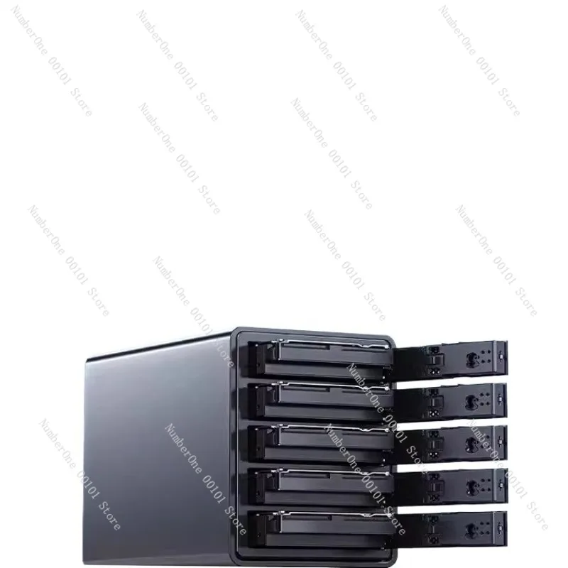 Multi Bay External Hard Drive Enclosure Array Dock 3.5 Inch SATA HDD Case Disk Reader USB 3.0 High Speed Storage Box Mechanical