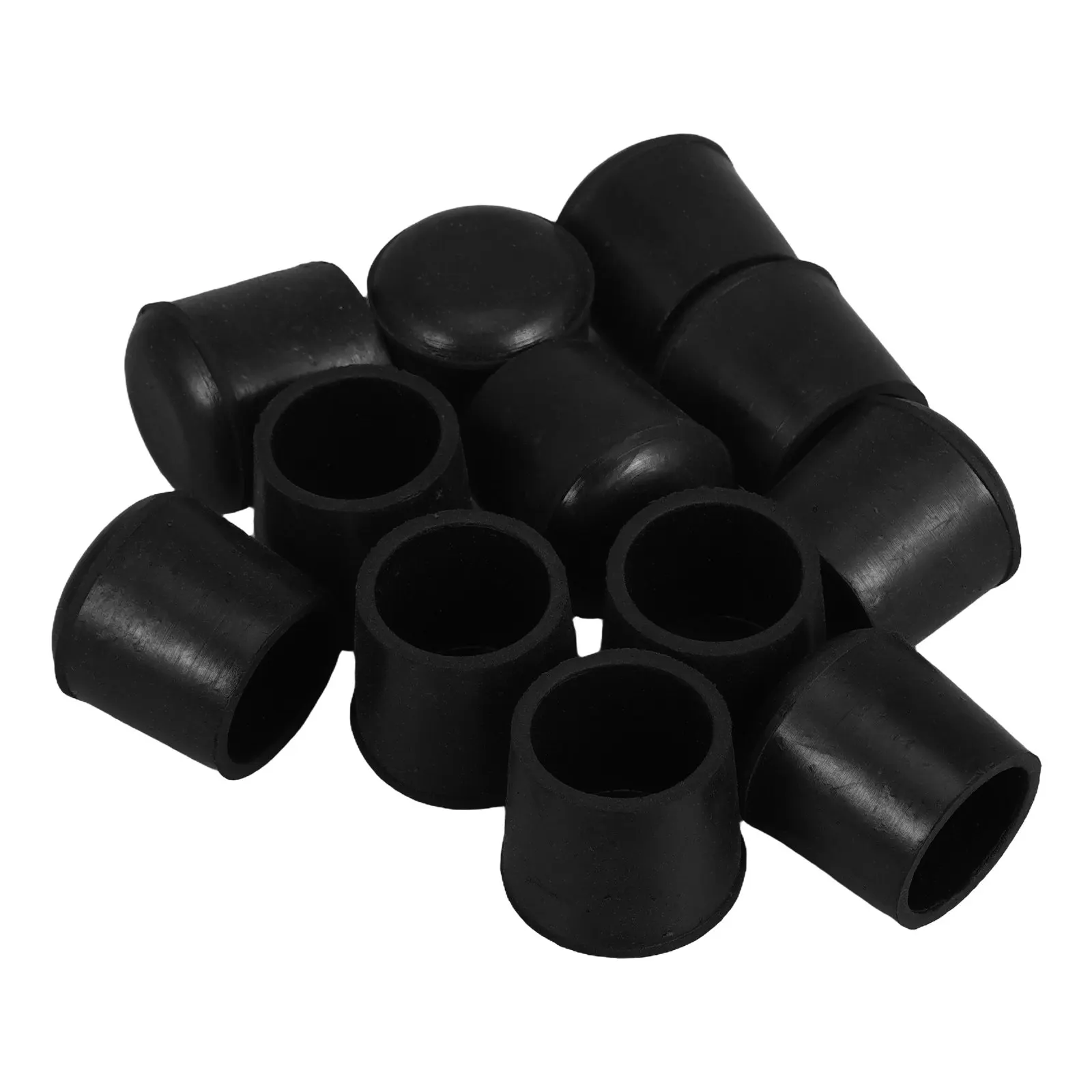 12Pcs Furniture Leg Caps Semi Spherical Chair Table Leg Covers Noise Reducing Scratch Proof Floor Protection Rubber Feet Pads