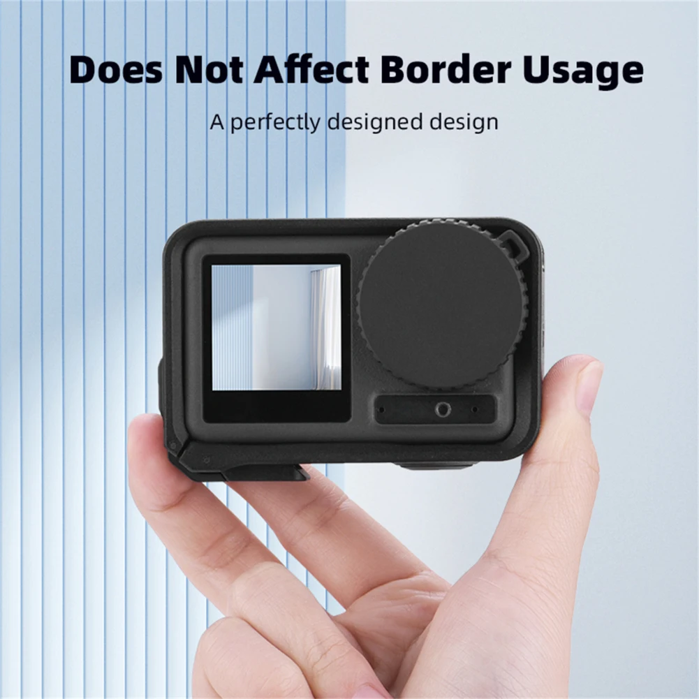 Camera Lens Protective Cover Sports Camera Scratch-Resistant Silicone Lens Cap Compatible For OSMO Action4/Action3 Camera