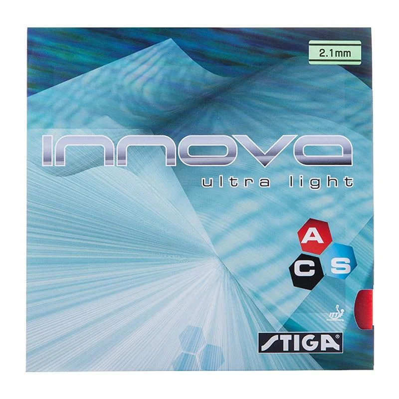 STIGA INNVOA-Ultra Light Table Tennis Rubber with Thick Sponge for Table Tennis Rackets Professional Pingpong Rubber