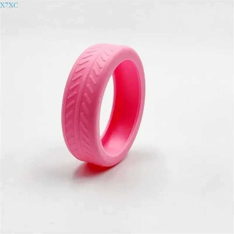 X7XC 10pcs Silicone Wheel Cover for Luggage Absorb Shocks and Protect Your Suitcase Fashionable Wheel Accessory