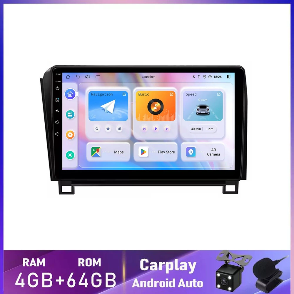

For Toyota Tundra XK50 2007 - 2013 Sequoia XK60 2008 - 2017 Car Radio Multimedia Video Player Navigation stereo GPS Android 14
