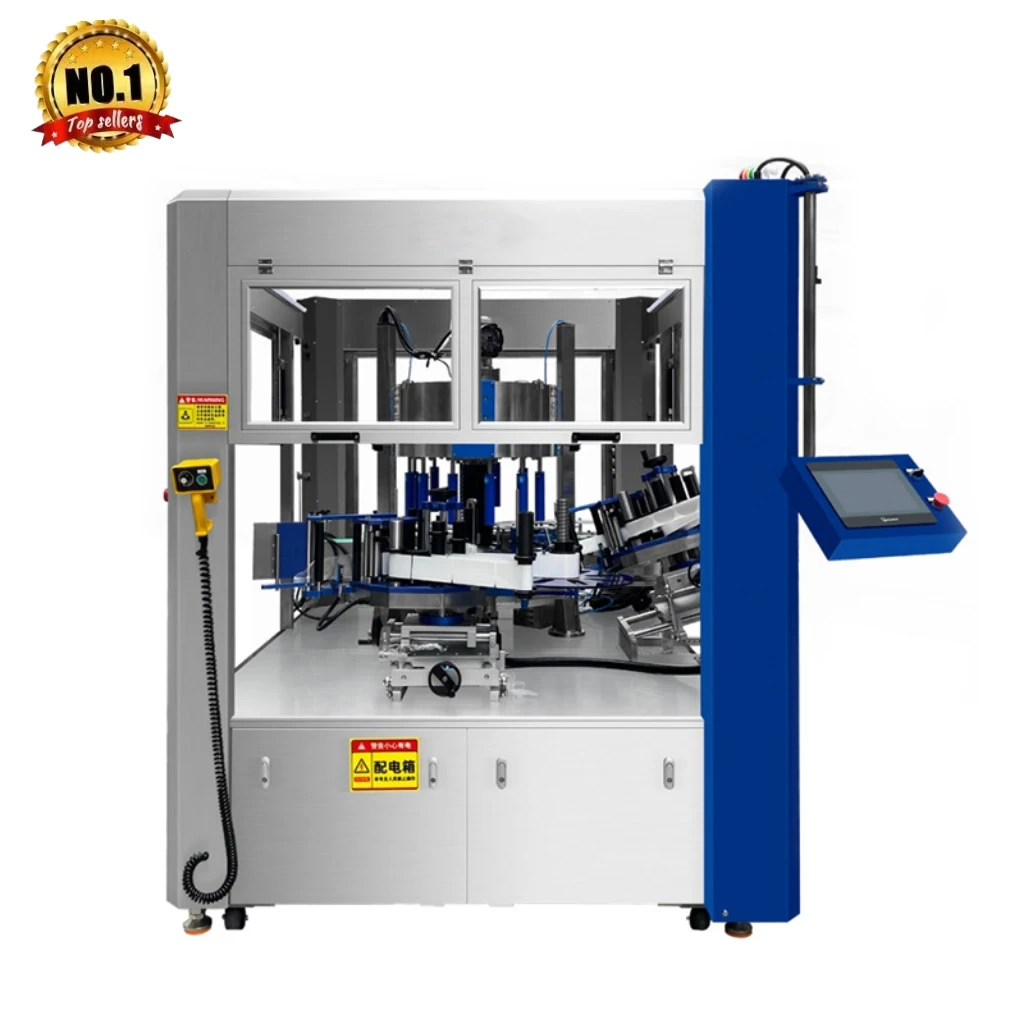 FOODLINE Customized Intelligent Control Mineral Bottle Labelling Machine Plastic Bottle Label Peeling Machine