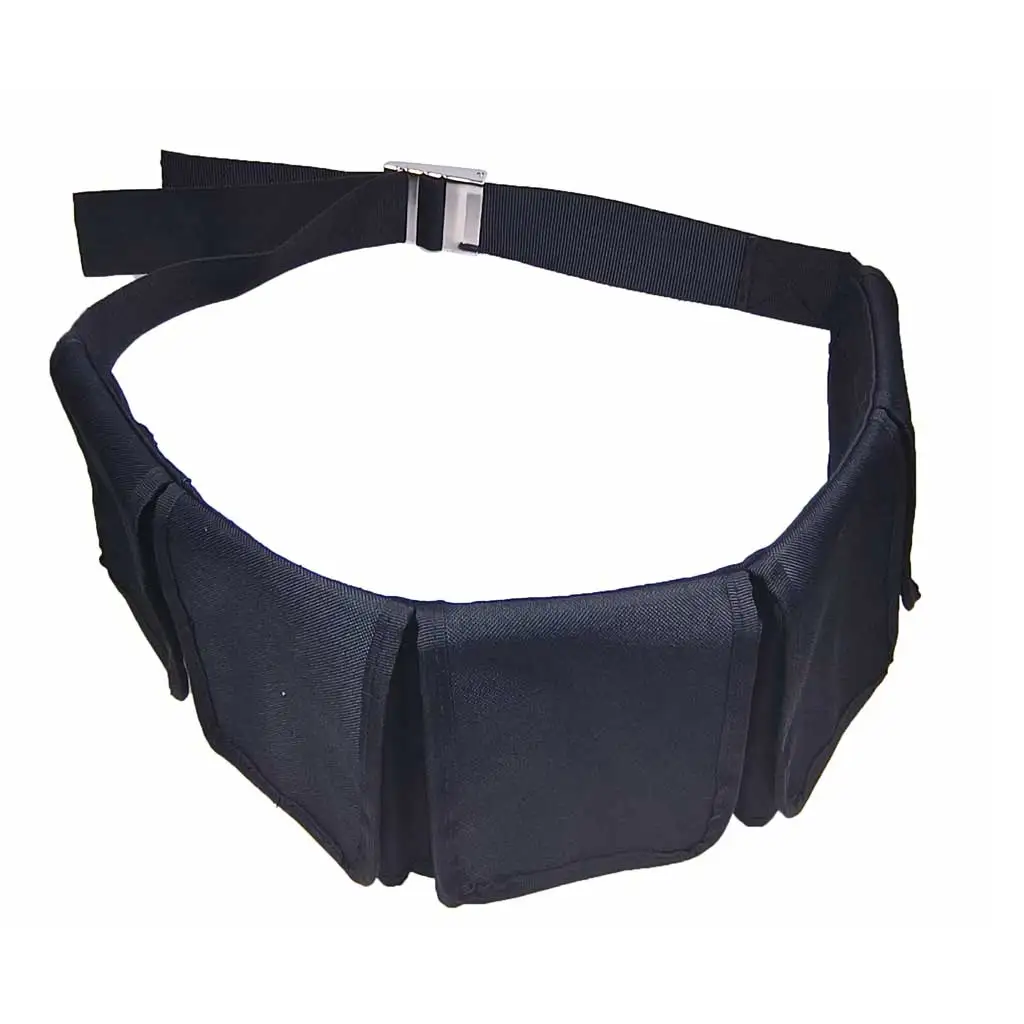 Adjustable Scuba Dive Weight Pocket Belt Snorkeling and Freediving 3 5 Pocket Weight Belt Quick Release Metal Buckle