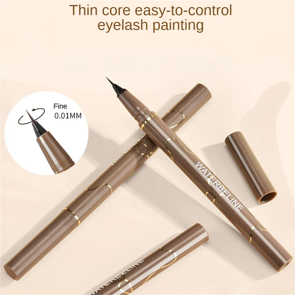 Long Lasting Eyeliner Brown Oil-proof Color Formula Smooth Water Discharge Makeup Anti-sweat Eyeliner Black Does Not Smudge