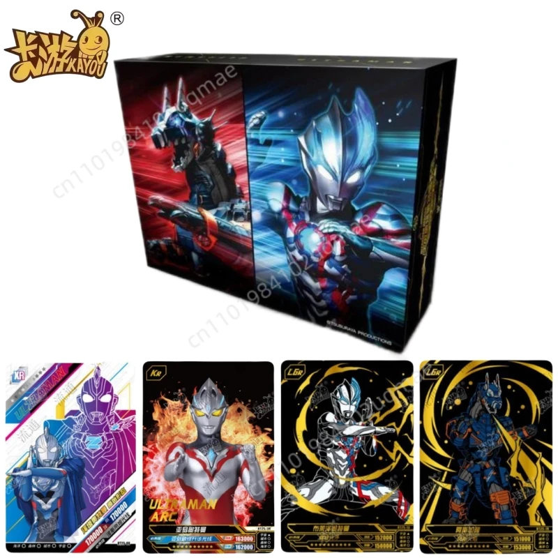 

KAYOU Ultraman Card Gift Box R SR GP LGRColectible Cards Ultra Universe Ultra Hero X File Peripheral Toys Children's Gifts