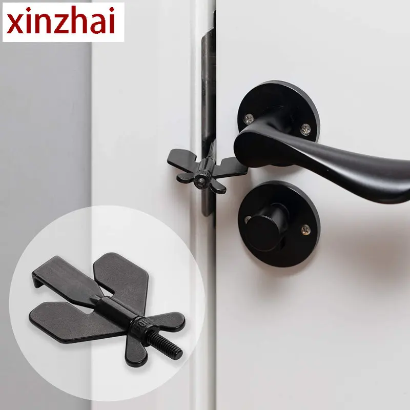 Portable Door Blocker Anti-theft Door Block Door Lock Travel Home Interior Door Blocker Anti-theft Bolt Door Stopper