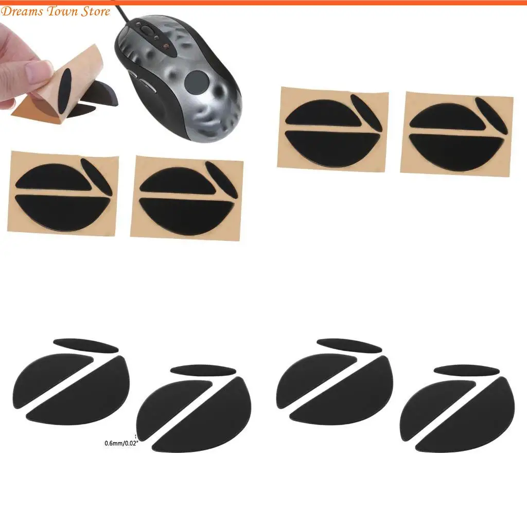 

HX6A 2SET для MX518/G400S мыши коньков Модернизации Мышей Изогнутые края мыши