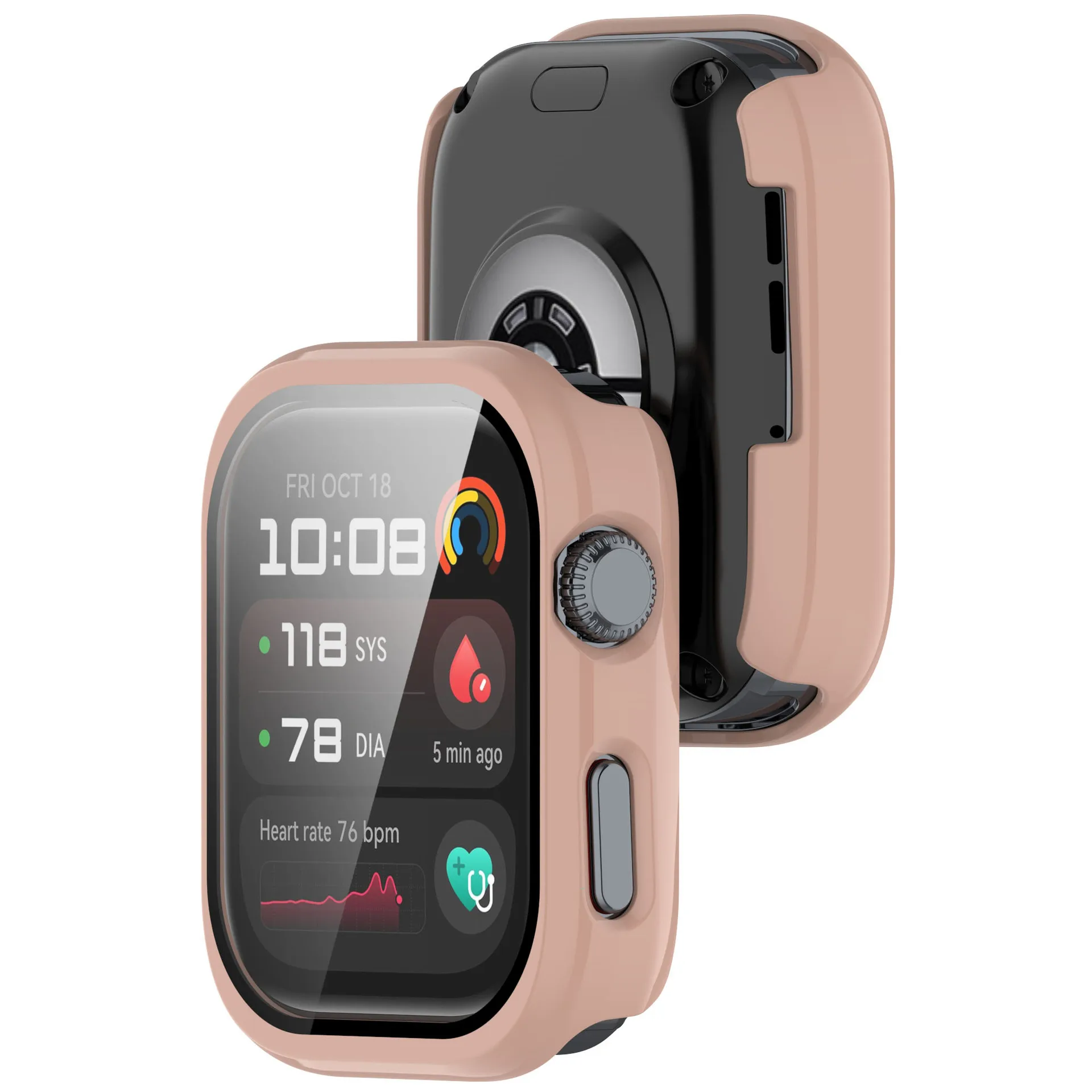 Película protetora de tela de vidro com borda dura, capa completa para smartwatch, para huawei watch d2, acessórios de capa protetora