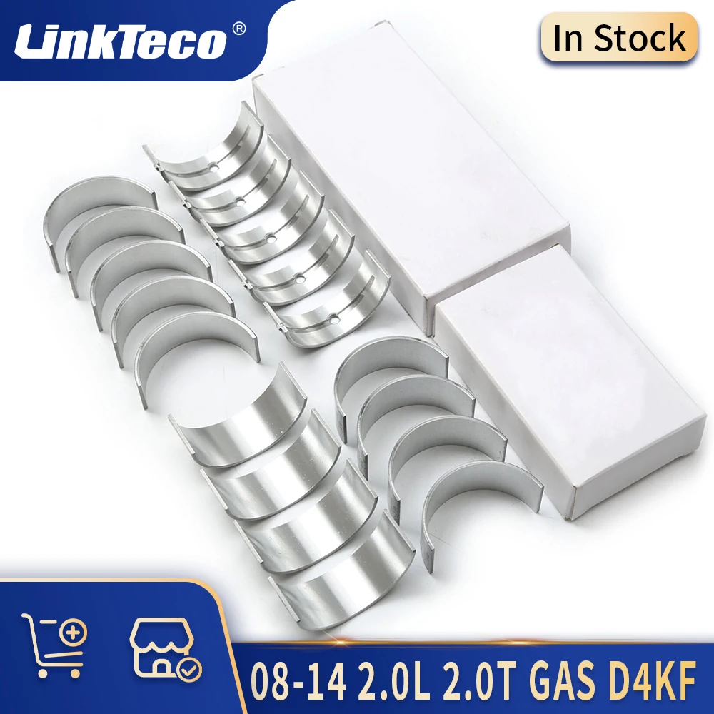 Auto Engine Parts Main & Con-rod Bearing Set Kit Fit 08-14 2.0 T G4KF Gas For HYUNDAI GENSIS 2.0T 2.0L L Connecting Con rod