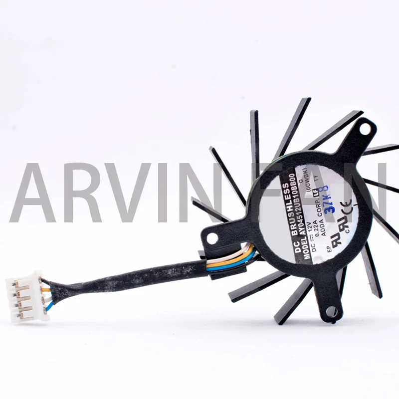 AY04512UB10BB00 12V 0.22A 45mm 35x35x27mm 4 Lines Cooling Fan For Soft Router Cooling Aluminum Graphics Card