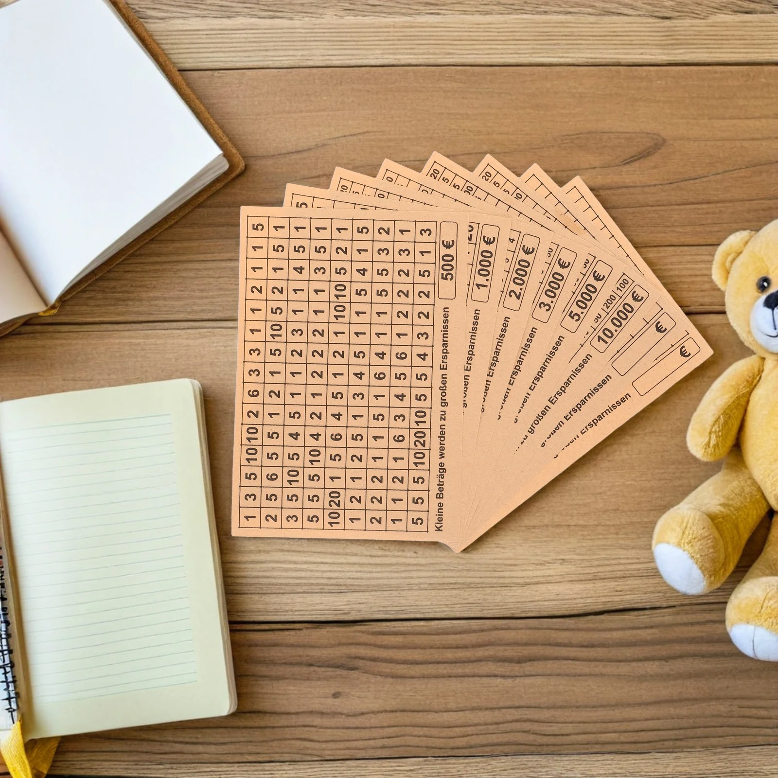 مجموعتان من ملصقات البنك الخنزير التي يمكنك صنعها بنفسك ملصقات صندوق المال لتوفير النقدية وتحدي المسار والرسوم البيانية وأوراق استراتيجية بنك العملات المعدنية