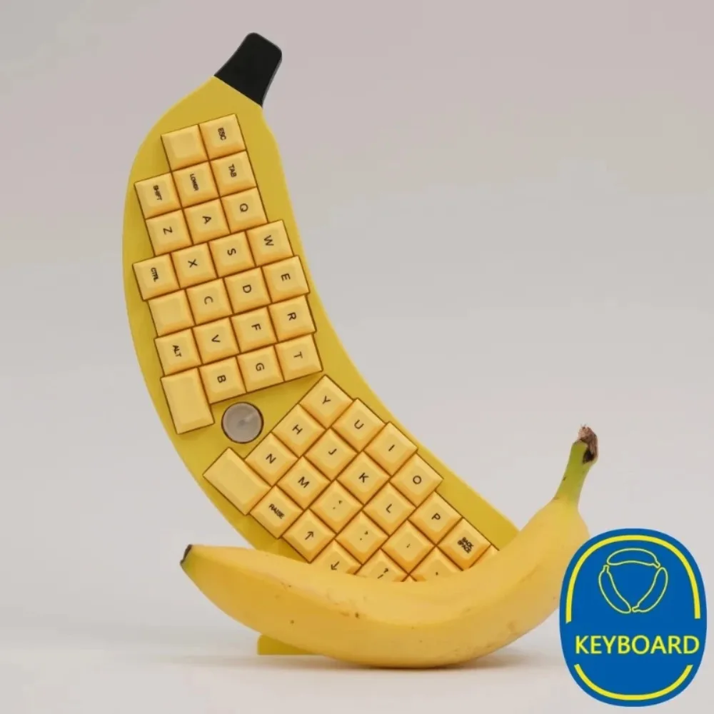 مجموعة لوحة المفاتيح الميكانيكية RGBKD Banana Alice سلكية من النوع C قابلة للتخصيص لتقوم بها بنفسك بيئة العمل لوحة مفاتيح ميكانيكية للألعاب المكتبية