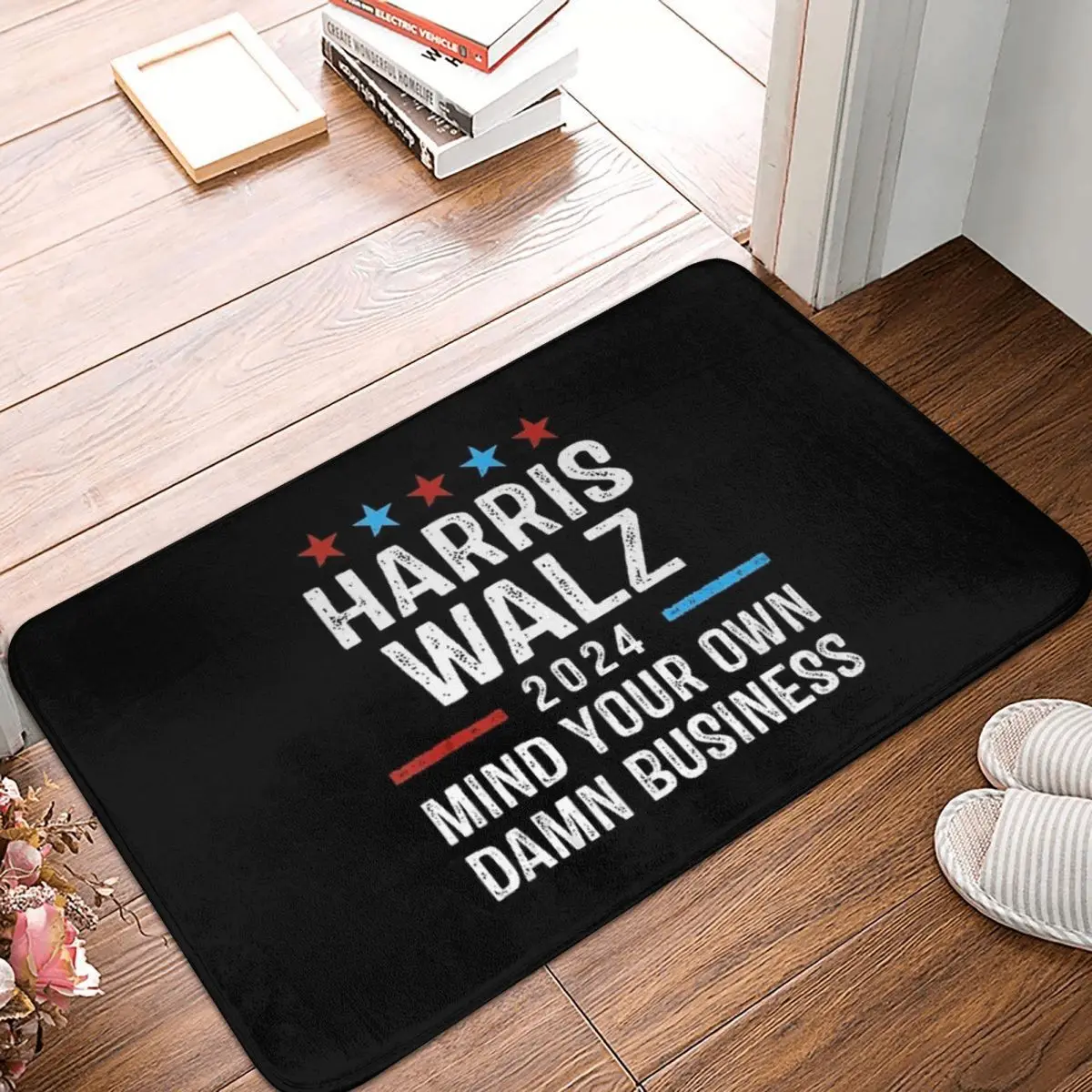 Harris Walz Waltz 2024 Facecloth Non-Slip Floor Mat FireplaceThick And Comfortable, Durable Foot Mats