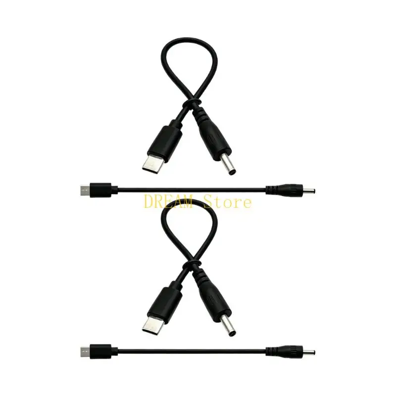 PVC-Jacketed USB C to DC35135 Power Adapter Cable Set, 4-Pack Cords 22Cm Best Sale
