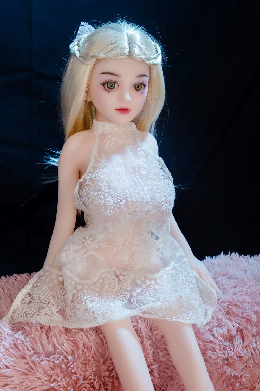 

New 68cm BJD Doll Real Soft Silicone Dolls with Metal SKeleton White Skin True Touch Feelings