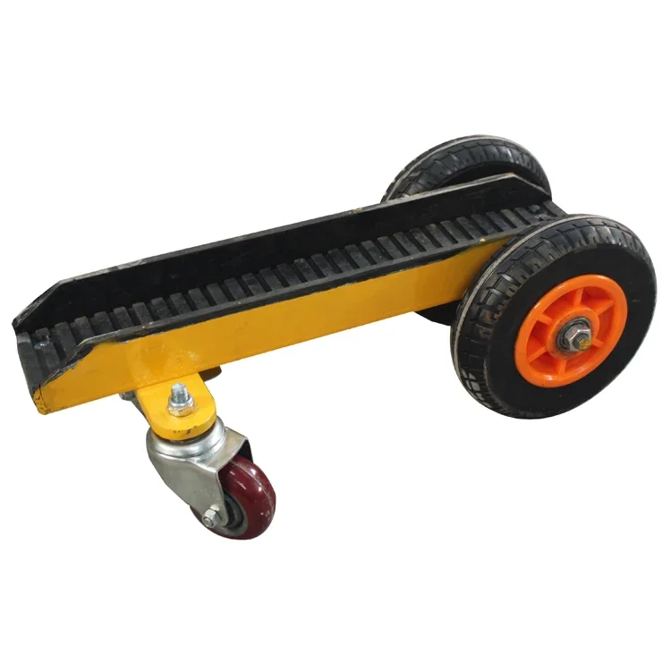 

Factory Sale Electric Power Handling Equipment Customized Four-Wheels Dolly Trailer Yellow Stone Transfer New Industry Machinery