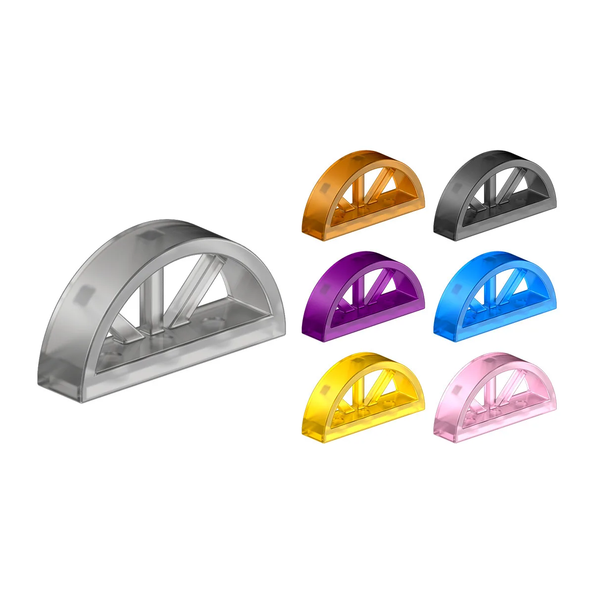 Small Particle Building Blocks Assembled 1x4x1 2/3 Spoked Dome Window 873 Compatible with Lego 20309