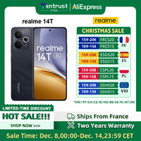 Global Version realme 14T 5G Smartphone MTK Dimensity 6300 6.67-inch AOLED Display 6000mAh Battery Next AI IP69 Water Resistance