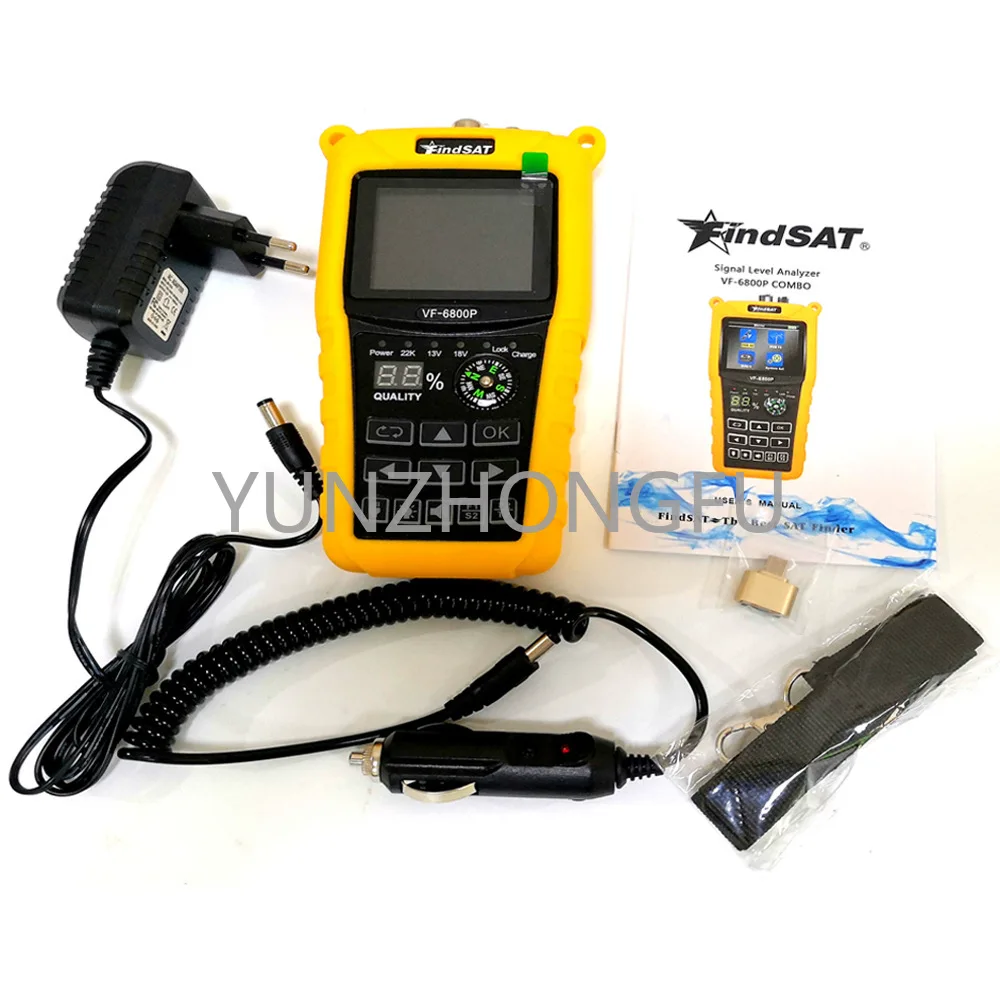 VF-6800P Hd Star Searching Instrument Installation Mytv Star Tuning Instrument with Flashlight Compass