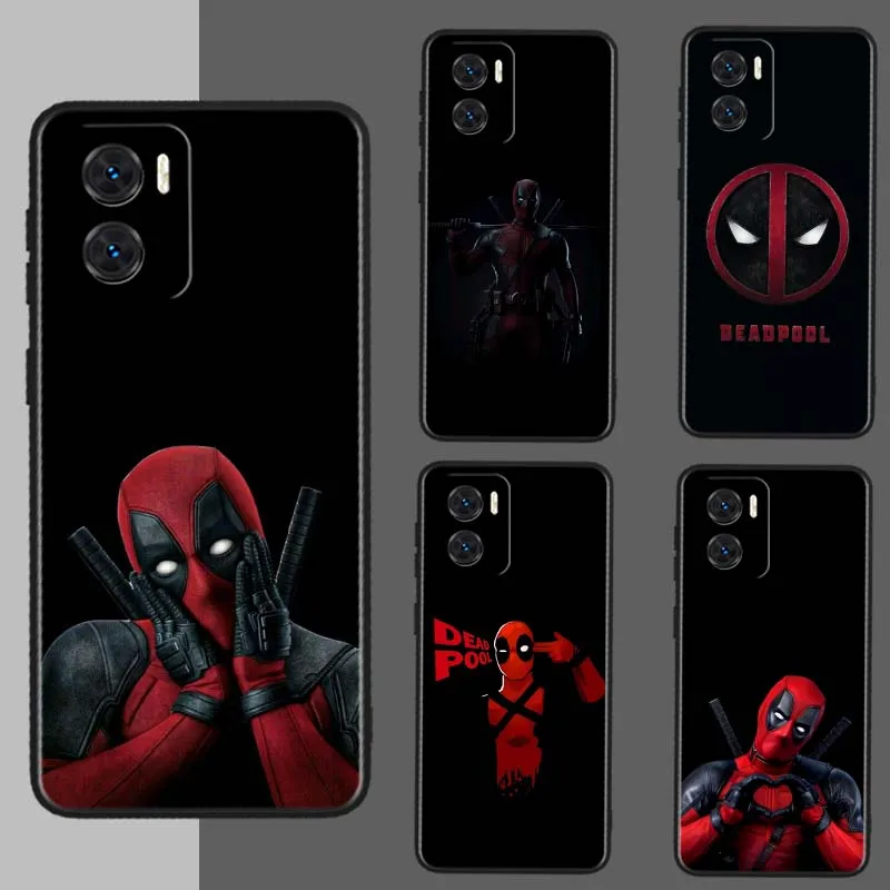 Крутой чехол с изображением аниме Дэдпула для Motorola Moto Edge G85 G72 G35 G34 G32 G31 G24 G13 E14 G04 50 4G 5G, черный чехол для телефона