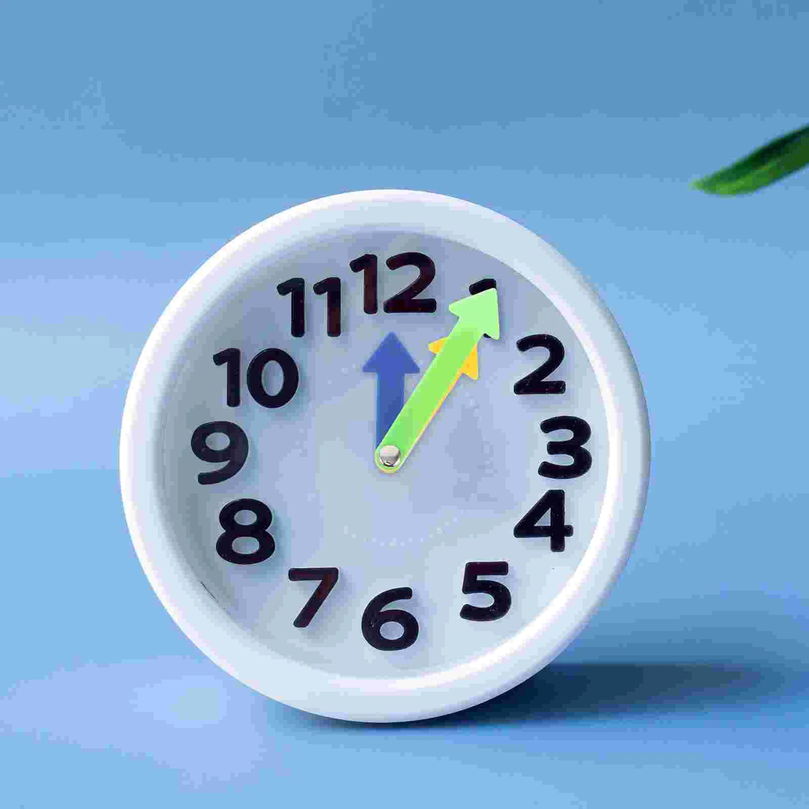 4 Pcs Plastic Clock Hand Part Teaching Pointer Watch Replacement Parts DIY Accessories
