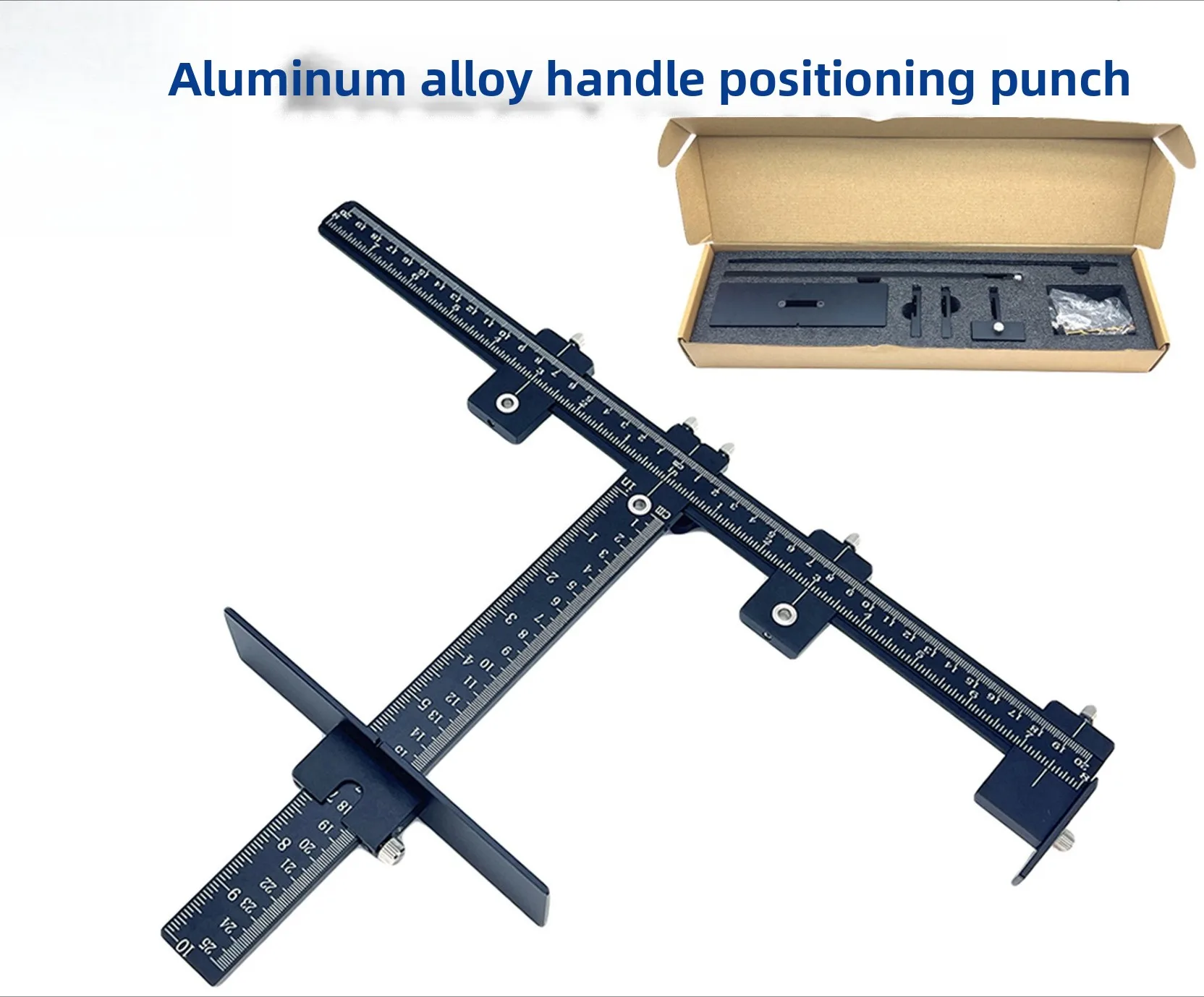 

Aluminum alloy handle punch positioner, cabinet door handle installation punch