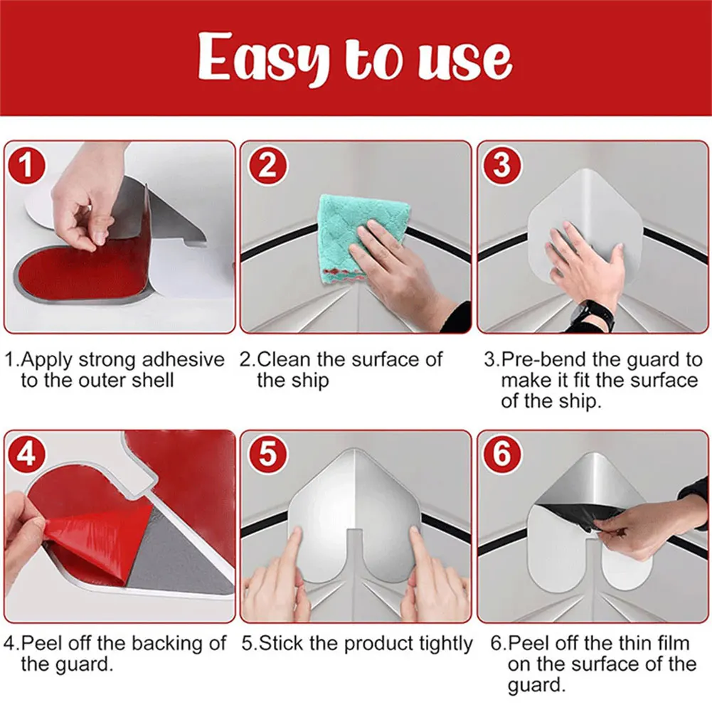 2 قطعة حارس عارضة القارب مع لاصق الفولاذ المقاوم للصدأ القوس الحرس الصدأ برهان قارب القوس حامي للحماية من التآكل والخدوش