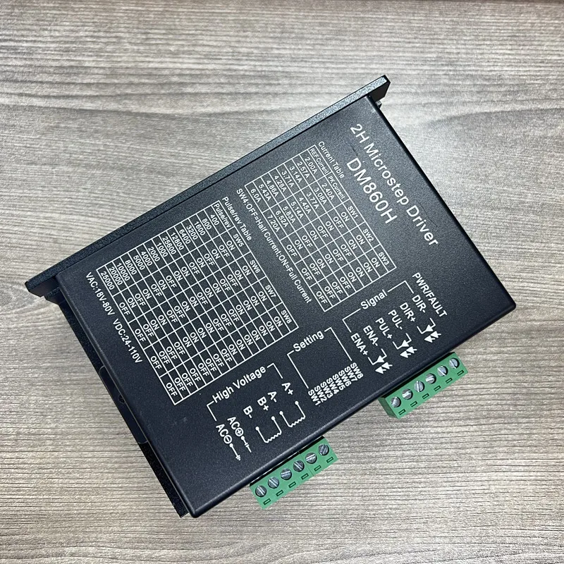 1Pcs DM860H(DMA860H) engraving machine driver stepper motor digital controller  stepper motor driver  laser engraving machine
