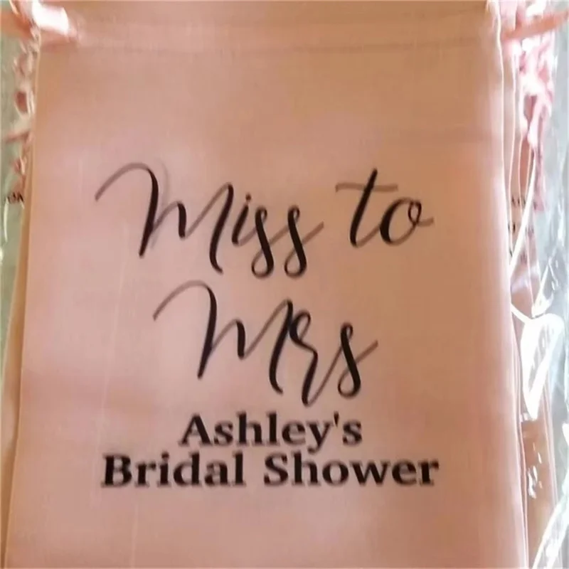 12pcs Bridal Shower Favor Bags, Miss to Mrs, Bridal Shower Favors, Bachelorette Party Favor Bags, Hangover Kit, Recovery Kit