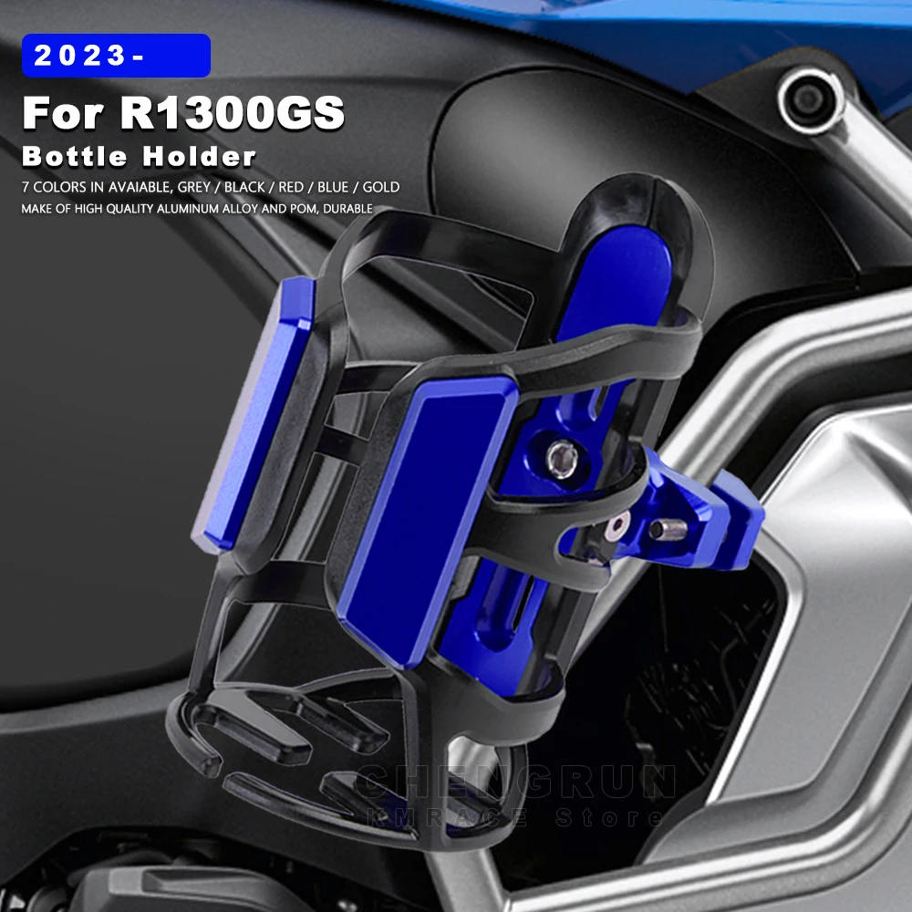 

Bottle Holder Aluminum Alloy Water Bottle Cage for BMW R1300GS R1300 R 1300 GS 1300GS Adventure Accessories 2023-2024