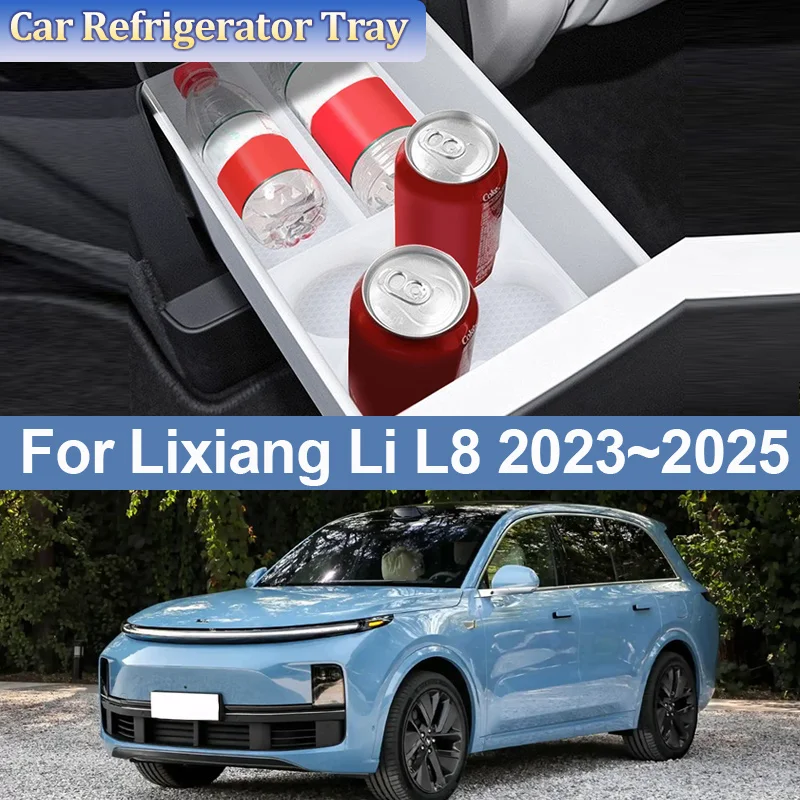 

Car Refrigerator Tray For Lixiang Li L8 Accessories 2023 2024 2025 Silicone Storage Mat Box Interior Storage Pad Car Accessories