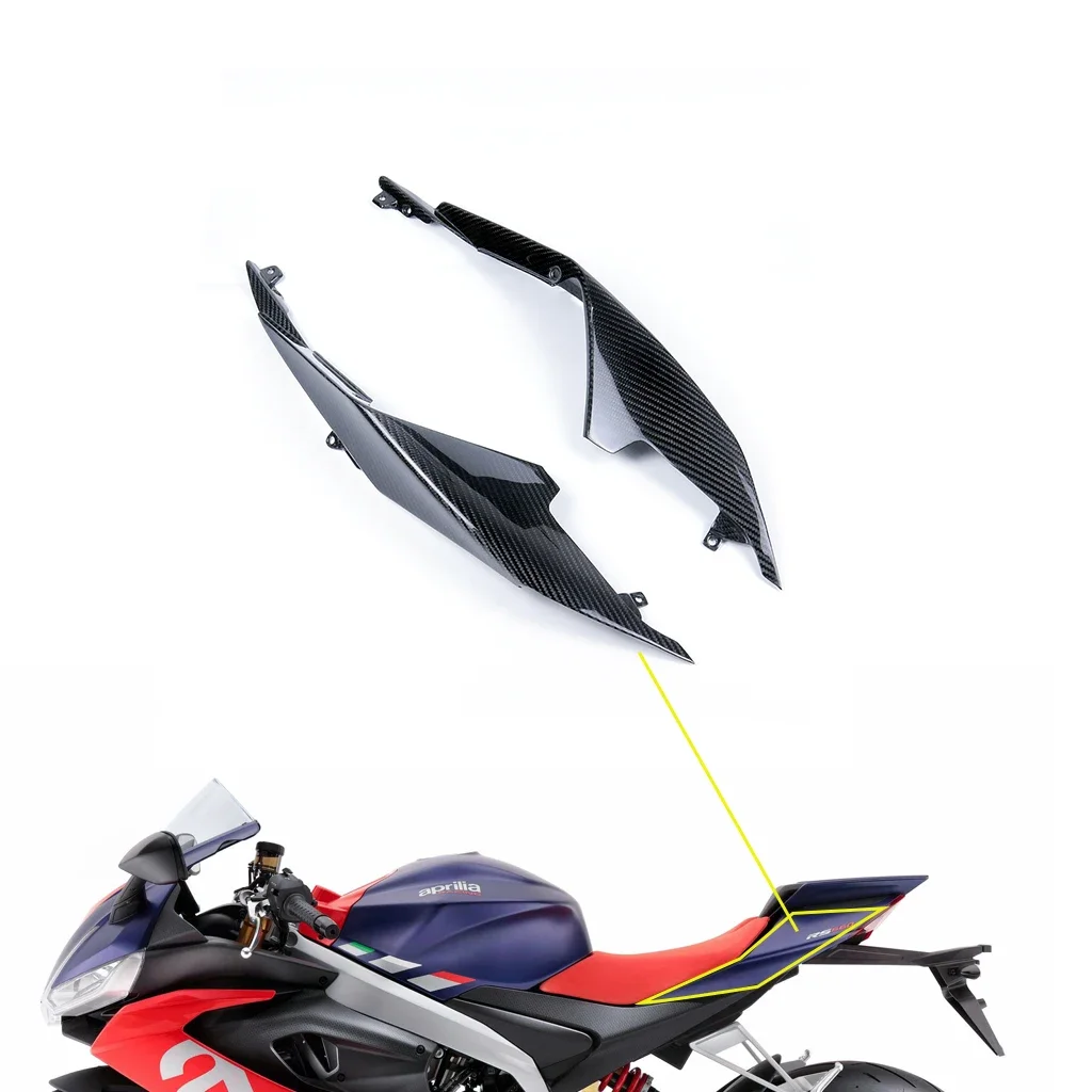 

Для Aprilia RS660 2021 2022 + 3K модифицированные аксессуары из углеродного волокна для мотоцикла Обтекатели комплекты деталей задние боковые панели обтекатели