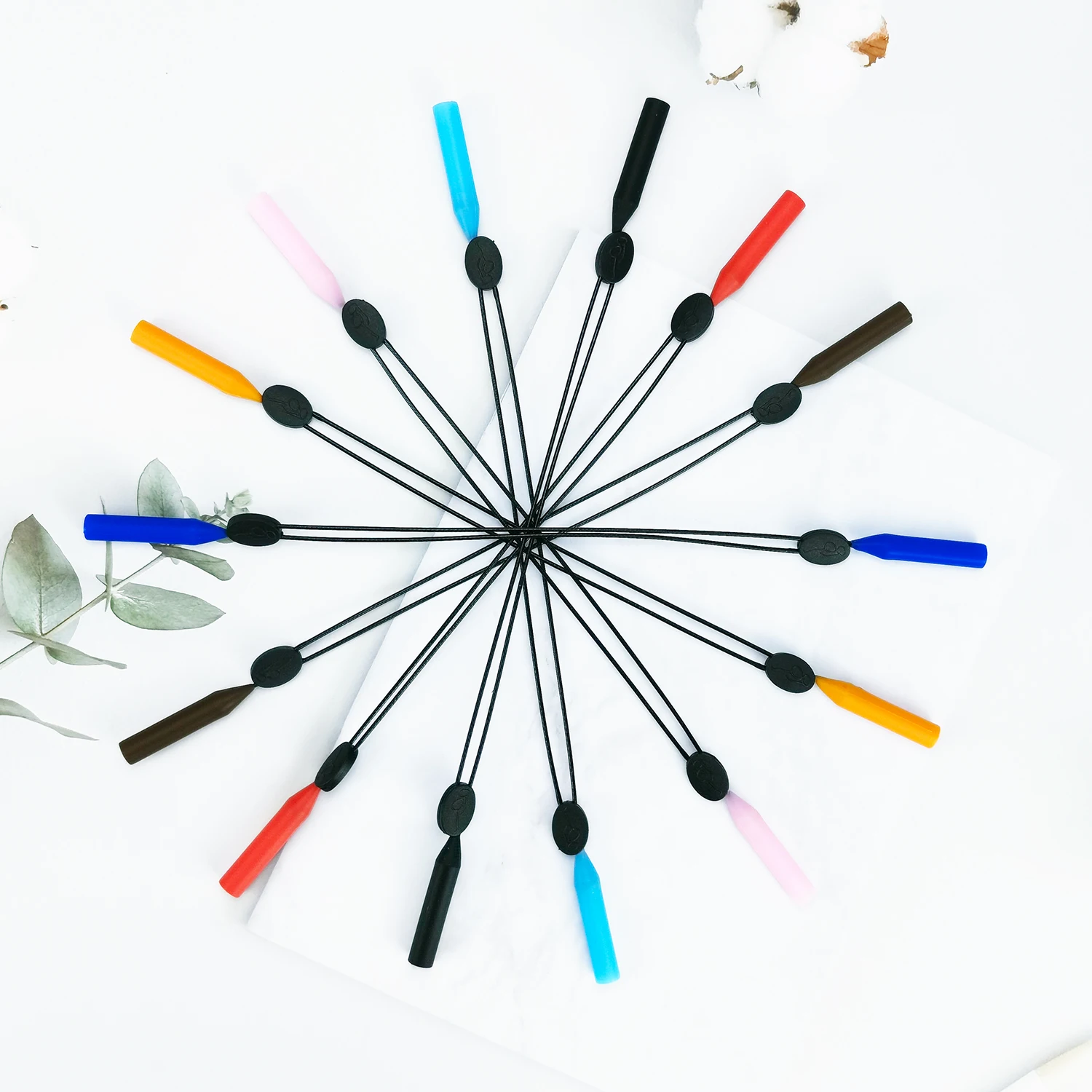 نظارات ملونة قابلة للسع حبل مضاد للانزلاق ، نظارات شمسية رياضية ، سلسلة ثابتة مناسبة للبالغين #2