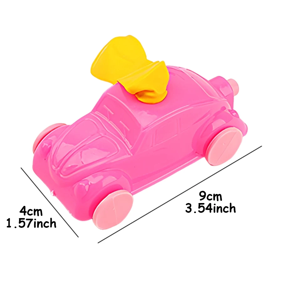 2-8pcs Balloon Powered Car Aerodynamic Inertia Racing Car Science Experiment Educational Toys DIY Balloon Racer Party Game Gifts