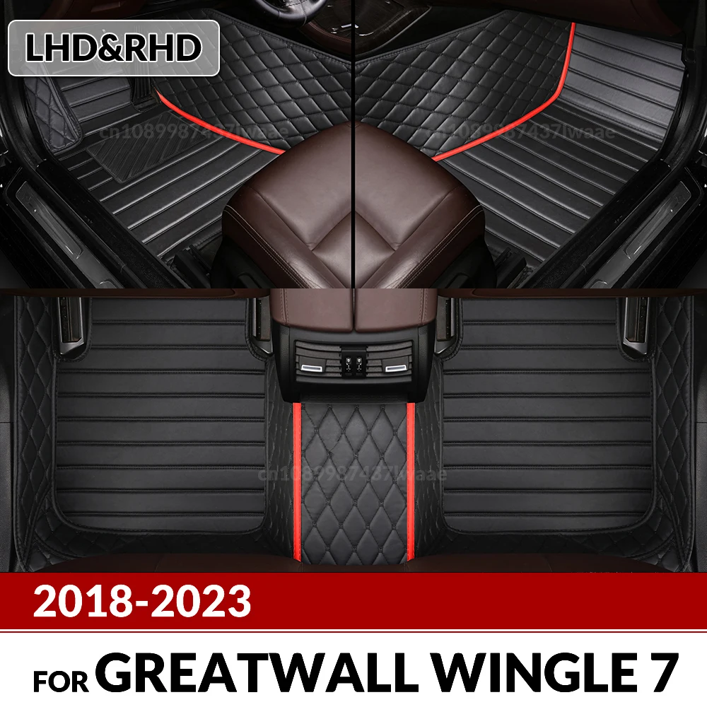 Car Floor Mats For Great Wall Wingle 7 2018 2019 2020 2021 2022 2023 Custom Auto Foot Pads Carpet Cover Interior Accessories