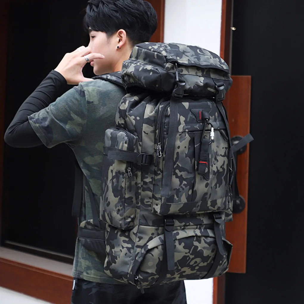 Backpack Outdoor Trekking Rucksack Packsack Storage Bag City Camouflage
