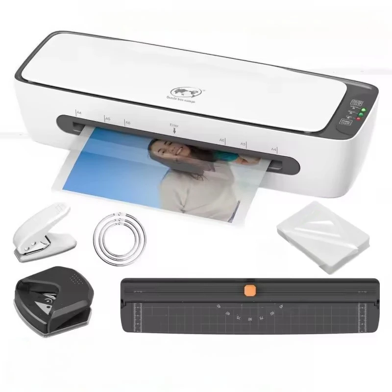 

SL688 Multifunctional A4 Laminator with Intelligent Cold and Hot Temperature Control, Office Photo and Document Laminating