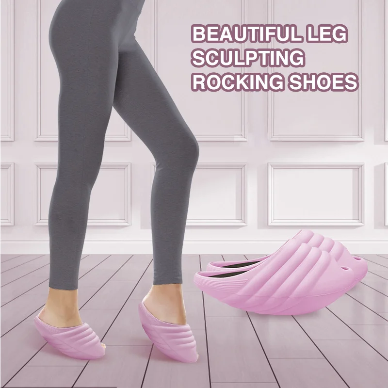 New Color Conch Women's Slimming Leg Beauty Sport Rocking  Swing Shoe Sculpting Hip Easy Lose Weight Yoga Massage Slipper