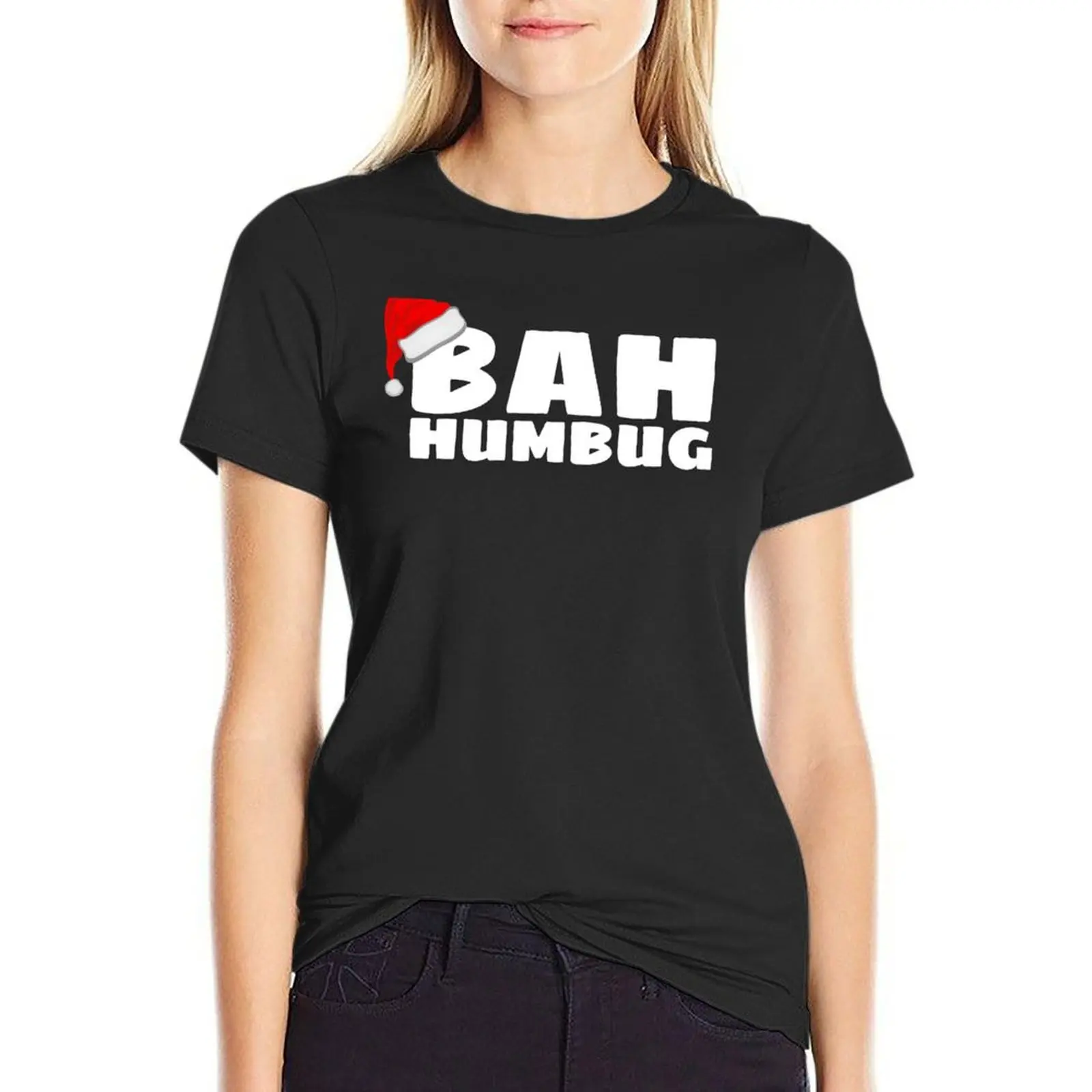 

Bah Humbug T-Shirt sweat sports fans t shirt dress Women