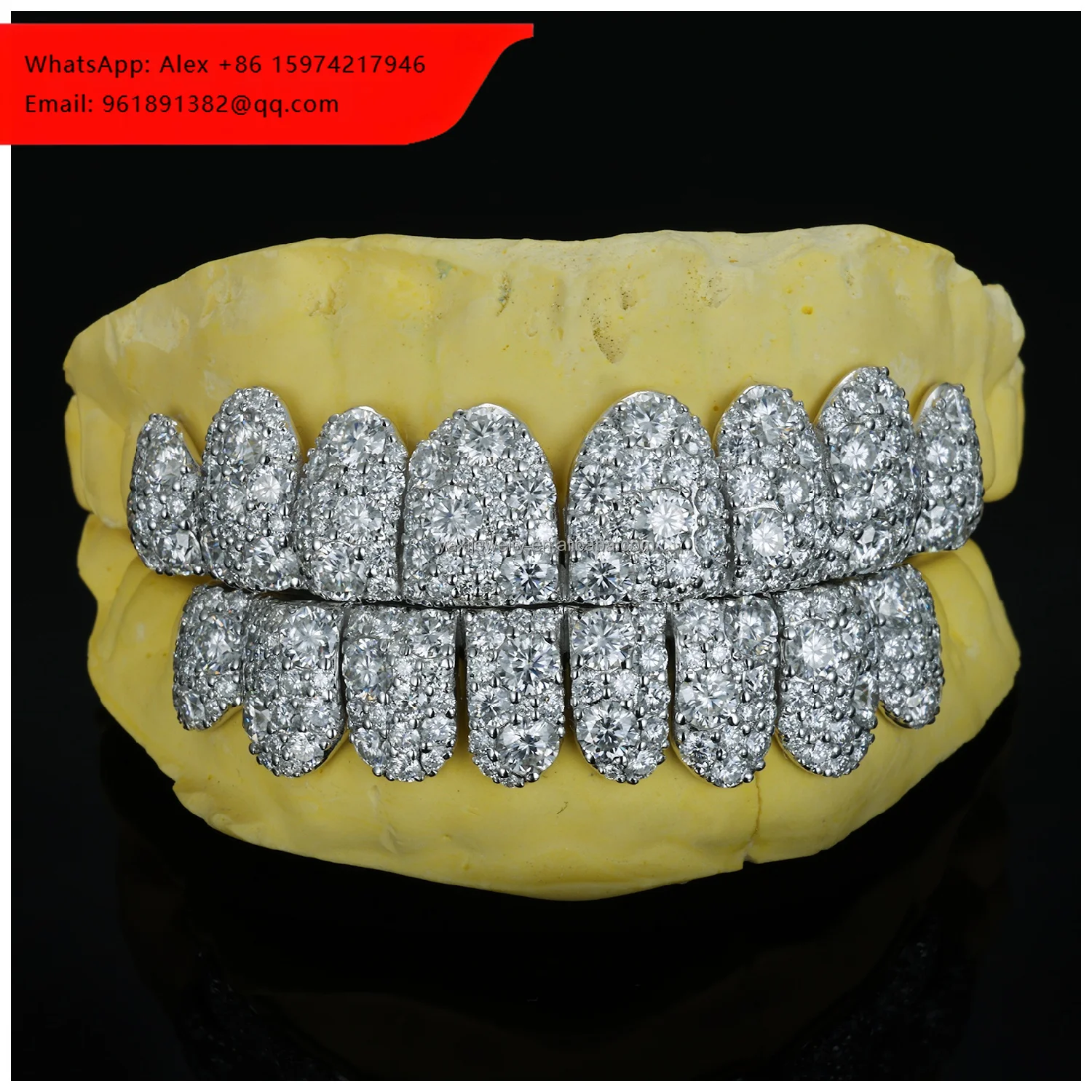 

Индивидуальные унисекс-грилзы (верхние и нижние) из серебра S925, 10k, 14k, 18k, цельного золота, сертифицированные сторонней организацией, в стиле Ice Out, для зубов