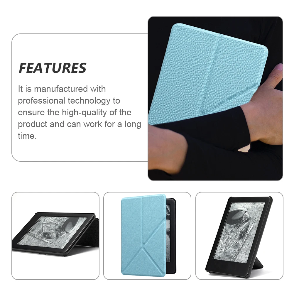 

Smart Ebook Case for E-Reader Auto Wake Function Waterproof Scratch-Resistant Slim Protective Cover Microfiber for Ebooks