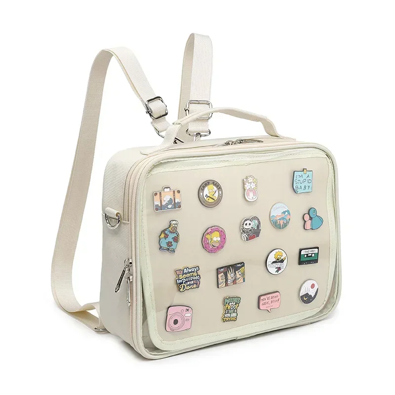 Ita Bag 3way Popular Trendy Display Backpacks for Women Fashion Canvas Shoulder Bags All Match Display Hand Bag Bolsas