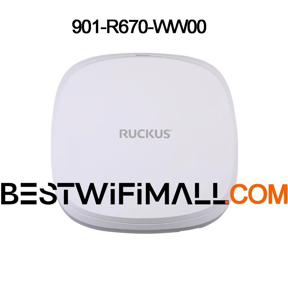 

RUCKUS NETWORKS 901-R670-WW00 901-R670-EU00 R670 High-Performance Wi-Fi 7 2x2:2 Indoor Access Point With 9.3Gbps Max Rate 4K/8K