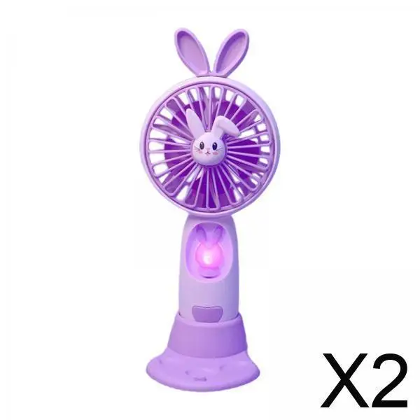 

Mini Portable Fan USB Rechargeable Handheld Fan with Detachable Base Personal Cooling Desk Fan for Office Travel Outdoor
