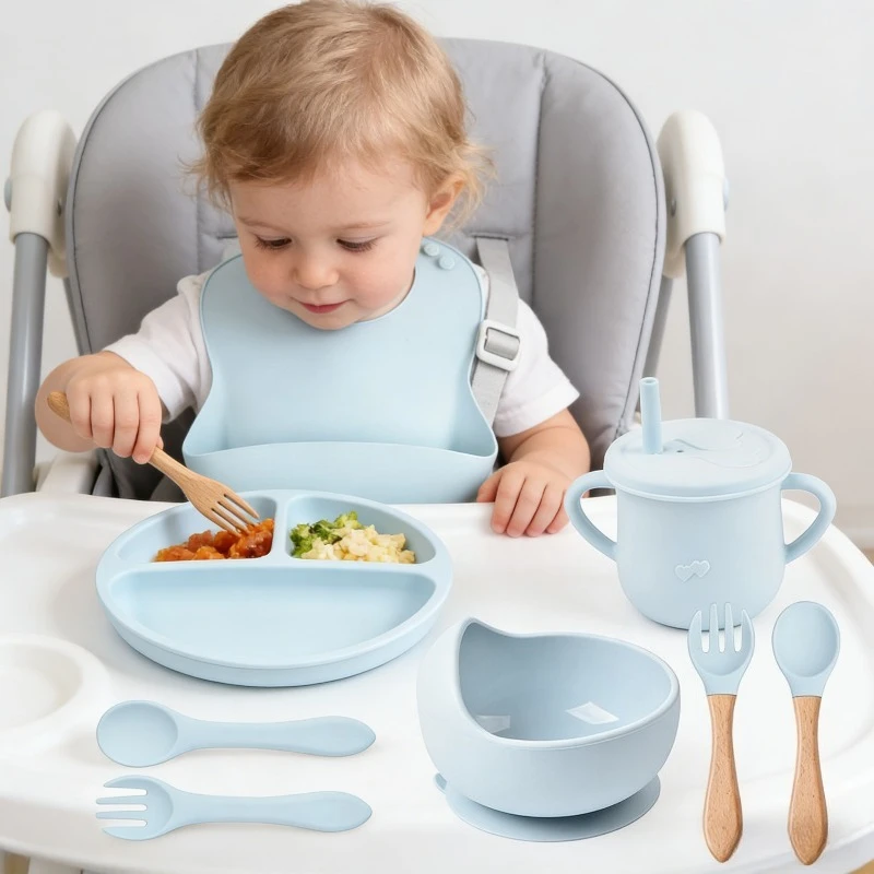 

Детская присоска, пищевая силиконовая миска, набор посуды, детская тарелка, сетчатая тарелка, детский набор силиконовых тарелок для прикорма