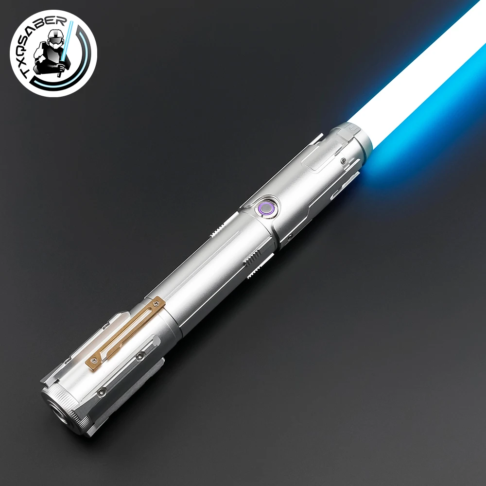 

TXQSABER Lightsaber Neo Pixel SNV4 Pro Smooth Swing Metal Handle Force Blaster Pulse Laser Sword Cosplay Toys Replica Ben Solo