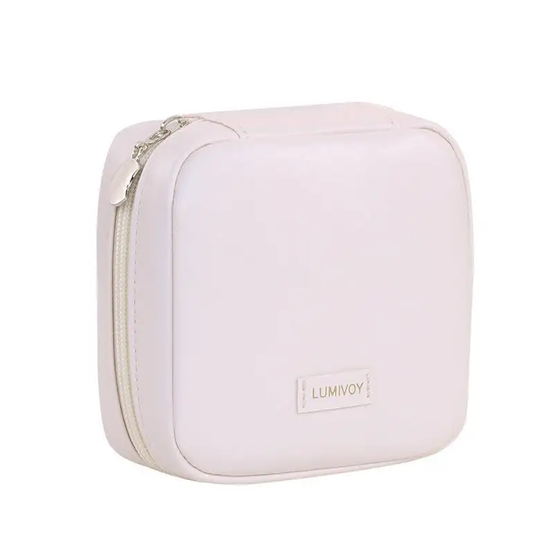 Portable Travel Luxury Mini Jewelry Organizer Bag Multiple Lattice Scratch-Proof Bracelets & Rings Compact Storage Pouch 1PC