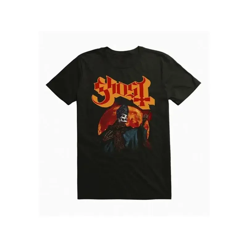 Ghost Papa Emeritus IV & Glowing Moon Men's T-Shirt NEW